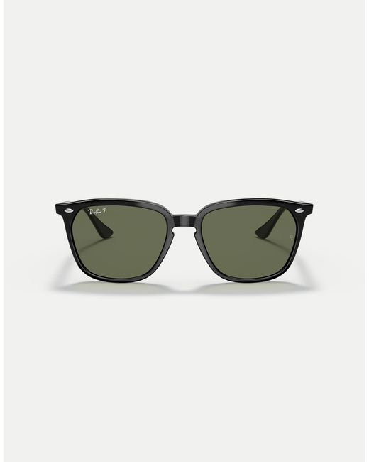 Ray-Ban Green – rb4362 – eckige, polarisierte sonnenbrille