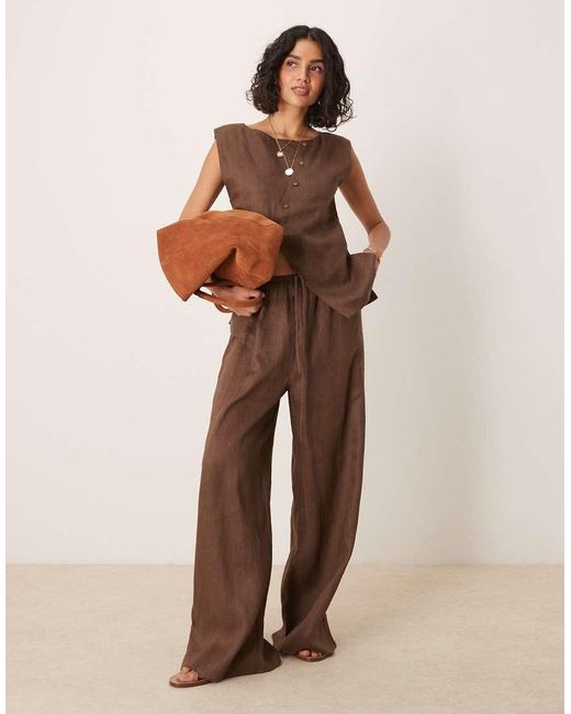 Vrg Grl Natural Raya Inen Pants