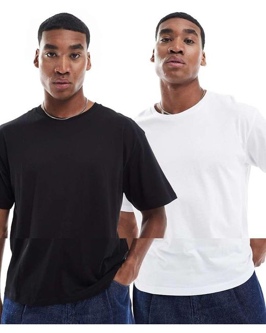 JJ Rebel Blue 2 Pack Oversized T-shirts for men