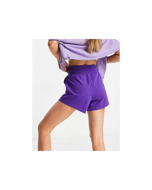 Purple lounge shorts Clearance