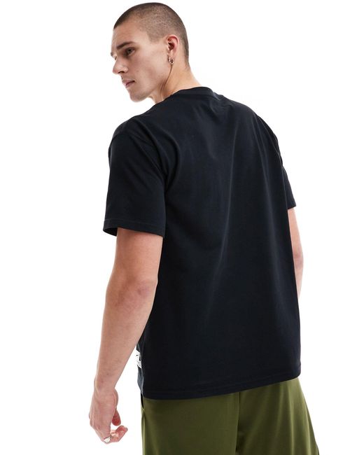 Nike Black Dri-fit Back Print T-shirt for men