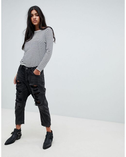 One Teaspoon Denim Kingpins Drop Crotch 