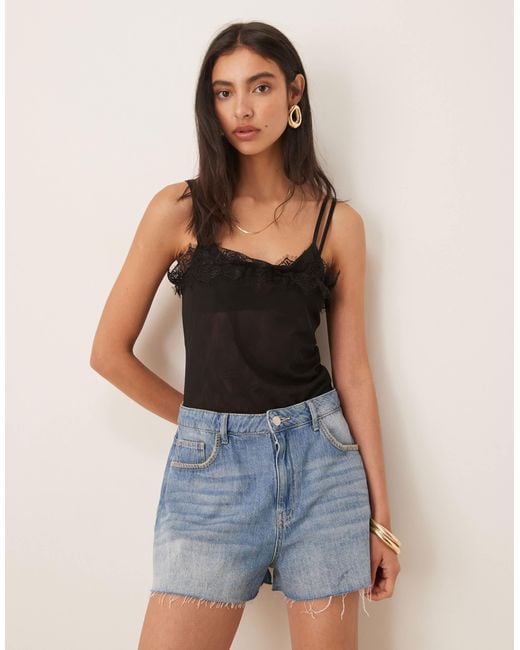 ASOS Black – netzstoff-body