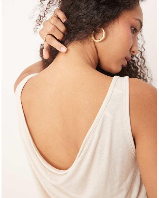 Aware Natural Drape Back Jersey Top