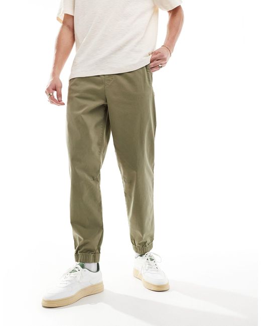 River Island Natural Pull On Trackies for men