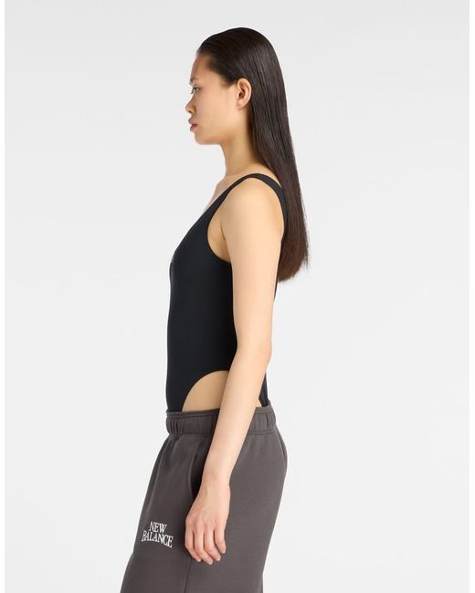New Balance Black Trackside Bodysuit