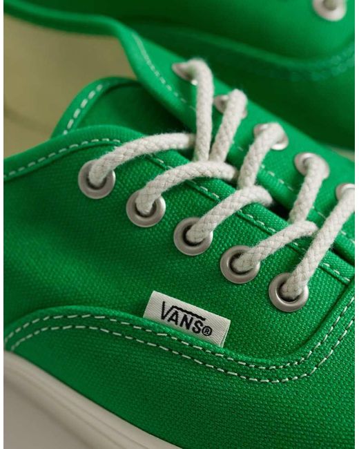 Vans Green Authentic Trainers for men