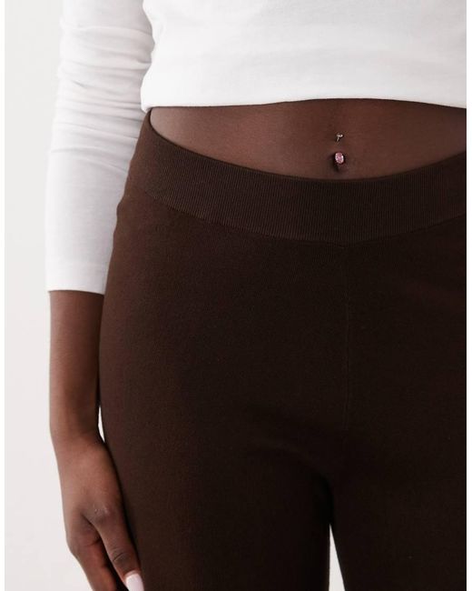 Mango White Relaxed Trouser