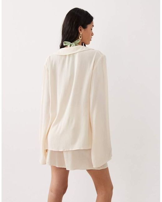 Free Society Natural Knot Front Beach Shirt