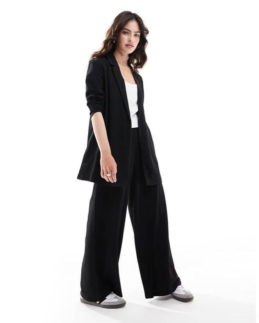 Jdy Black Lightweight Blazer Co-Ord N