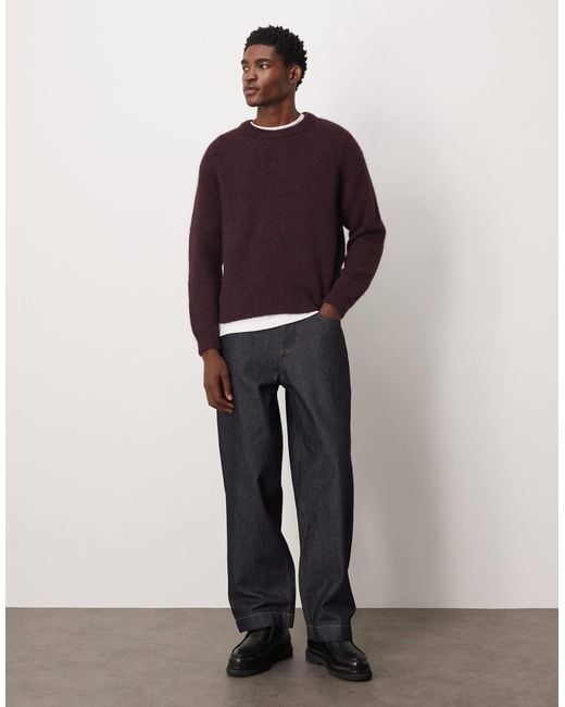Weekday Red Wool Blend Jumper for men