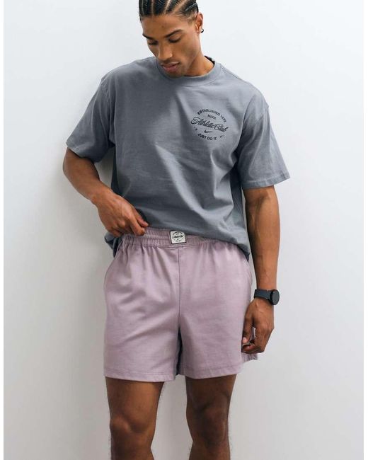 Nike Gray Athletic Club 5 Inch Shorts for men