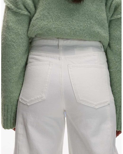 Vaqueros Capri Blanco Invierno De Pernera Barrel Bloom De ARKET de color White