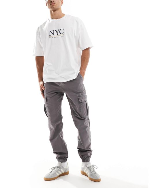 Tommy Hilfiger White Ryan Cargo Trousers for men