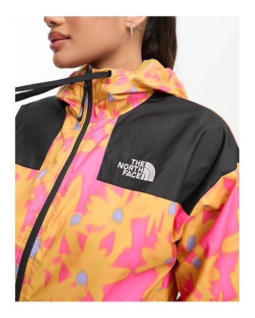 The North Face Yellow Sheru Hooded Shell Jacket