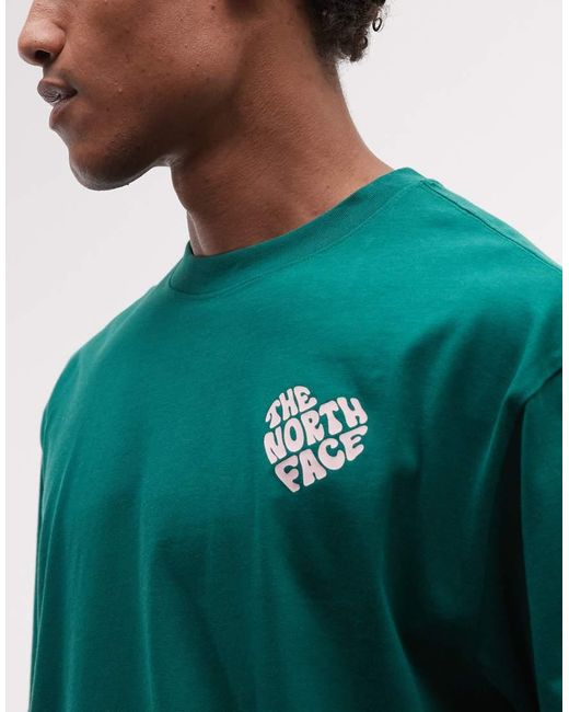 The North Face Green Proud Logo T-shirt for men