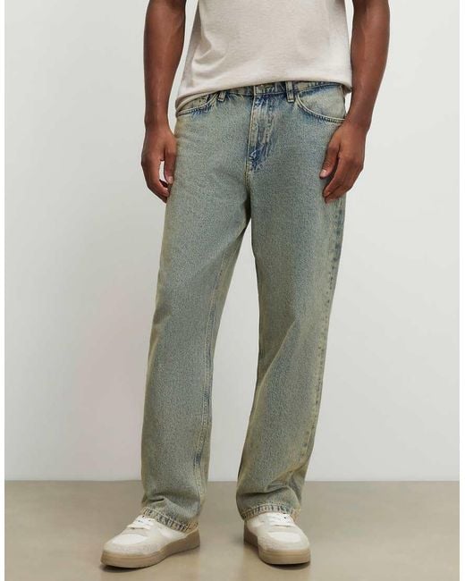 River Island Natural Loose Fit Jeans for men