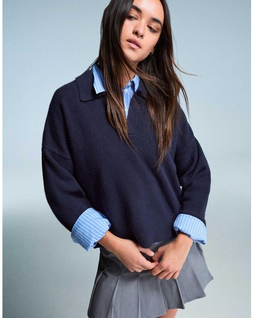 Bershka Blue – pullover