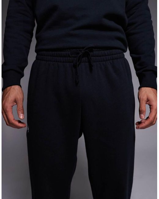 Under Armour Black Rival Fleece Joggers for men