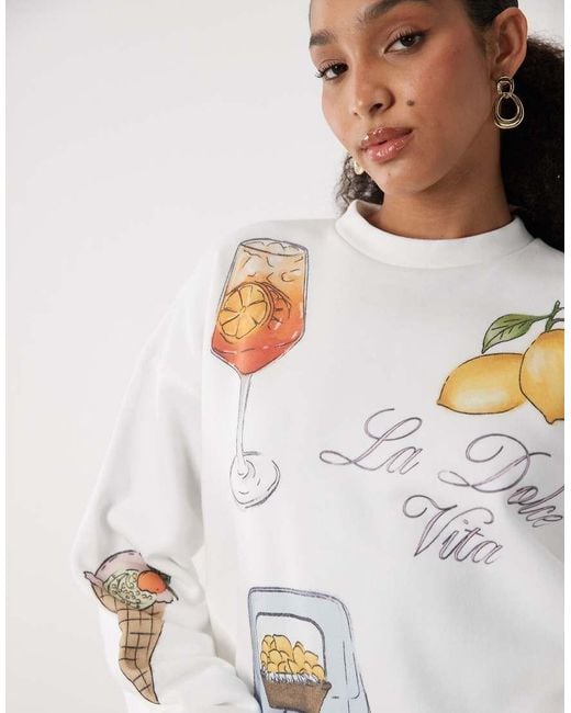 Six Stories White Holiday Bridal Jumper