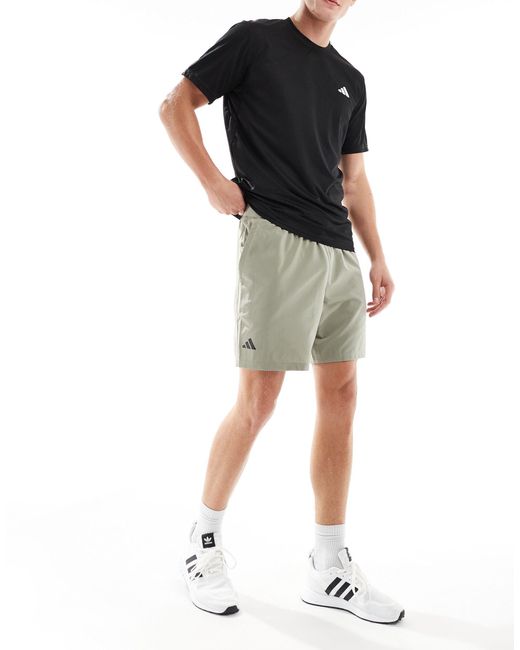 Adidas Originals Black Adidas Club Tennis Stretch Woven Shorts for men