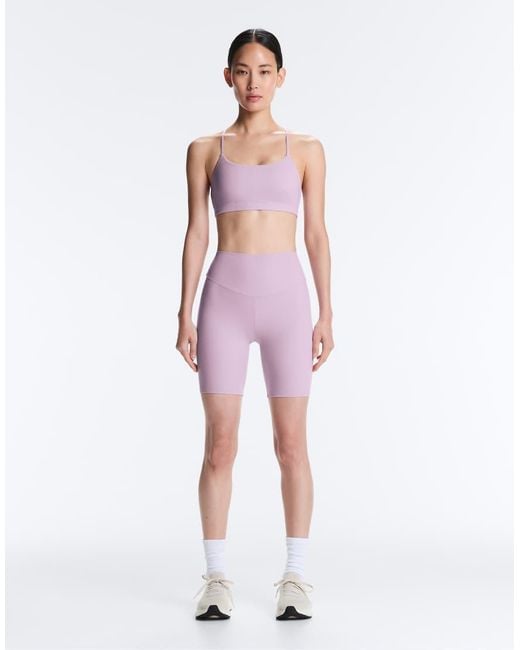 Oysho Pink Comfortlux High-rise 20cm Short leggings