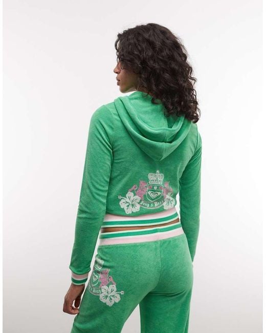 Roxy Green X Juicy Couture Velour Hoodie