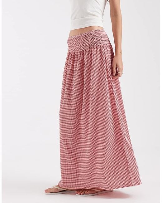 ONLY Pink Maxi Skirt