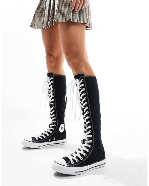 Converse White Chuck Taylor All Star Knee Xx-hi Sneakers