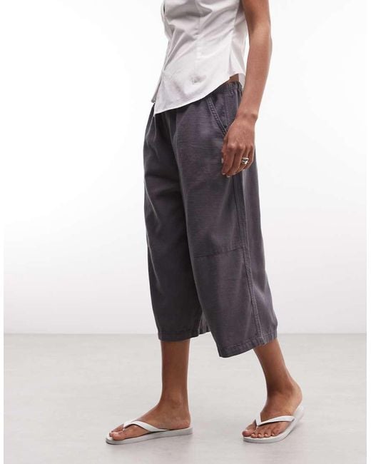 Collusion Gray Longline Jorts