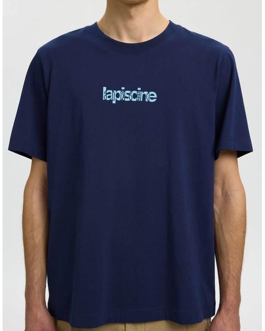 SELECTED Blue T-Shirt for men