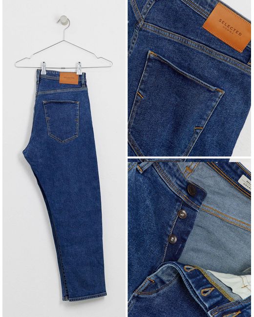 relaxed fit cropped jeans