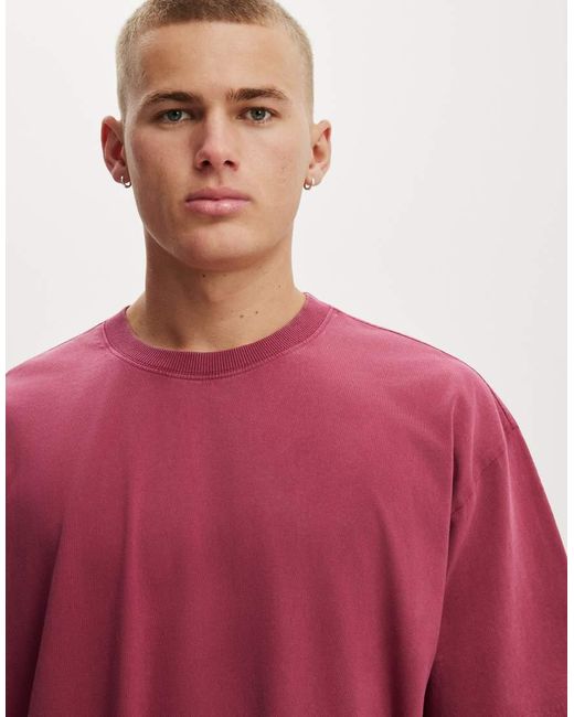 Cotton On Red Everyday Fit T-Shirt for men