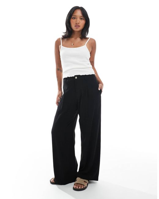Miss Selfridge Blue Tailored Wide Leg Pants