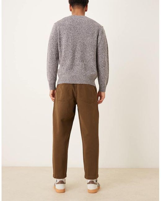 ASOS Natural Relaxed Tapered Fit Jeans for men