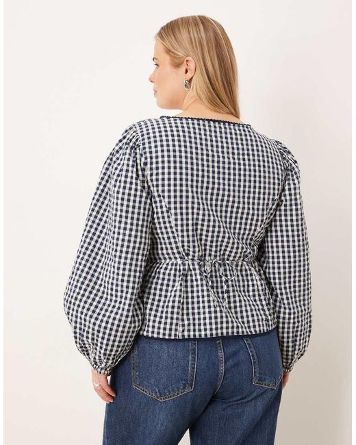 Nobody's Child Black Edie Balloon Sleeve Blouse