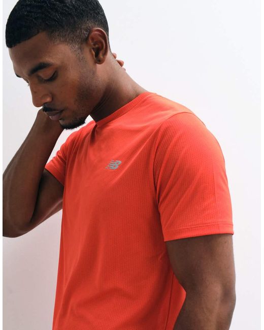 New Balance Red Rc Essential T-Shirt for men