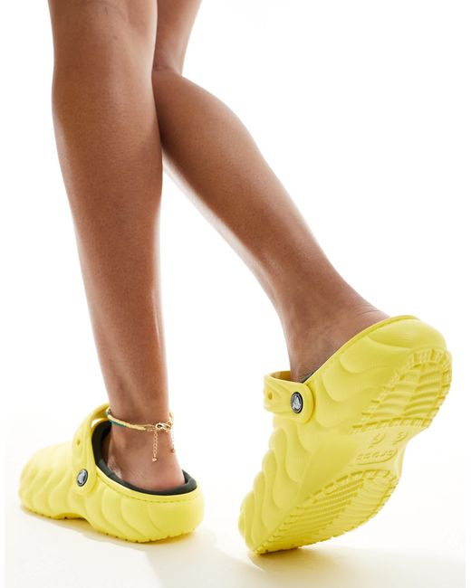 CROCSTM Yellow – classic overpuff – gefütterte clogs