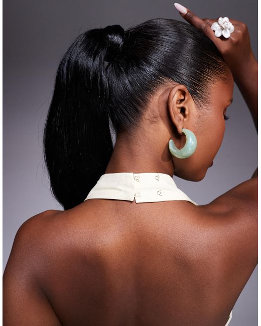 Kaiia White – exklusive neckholder-weste aus baumwolle