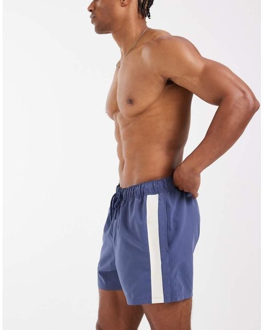 ASOS Blue Swim Shorts for men