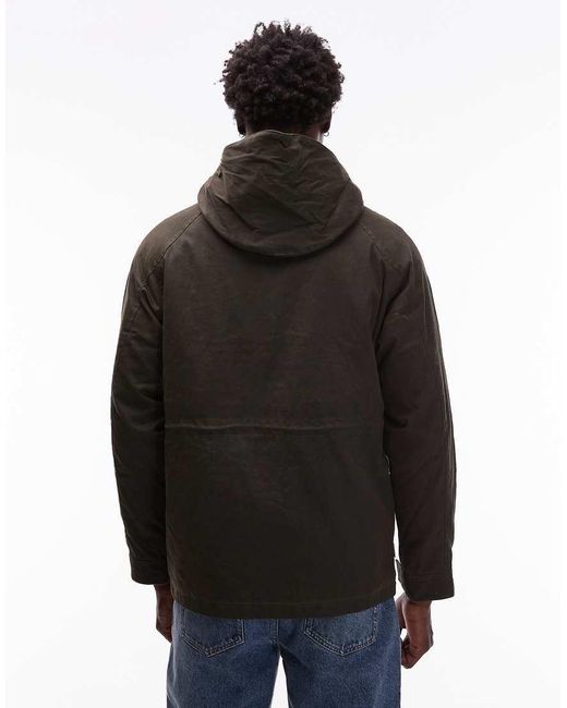Element Black Field Waxed Parka for men