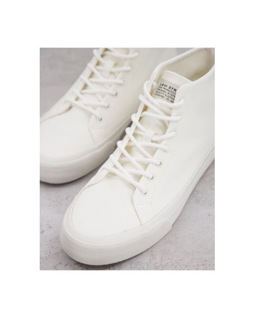 Summit Mid - Sneakers alte bianche con logo piccolo da Uomo di Levi's in  Bianco | Lyst