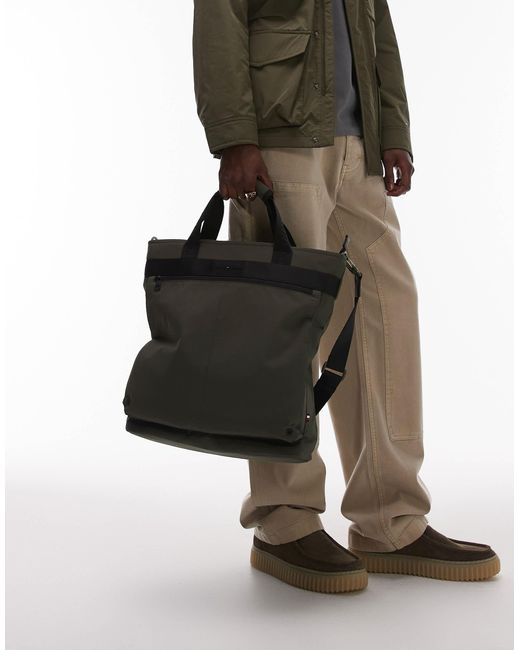 Tommy Hilfiger Green Commuter Tote for men