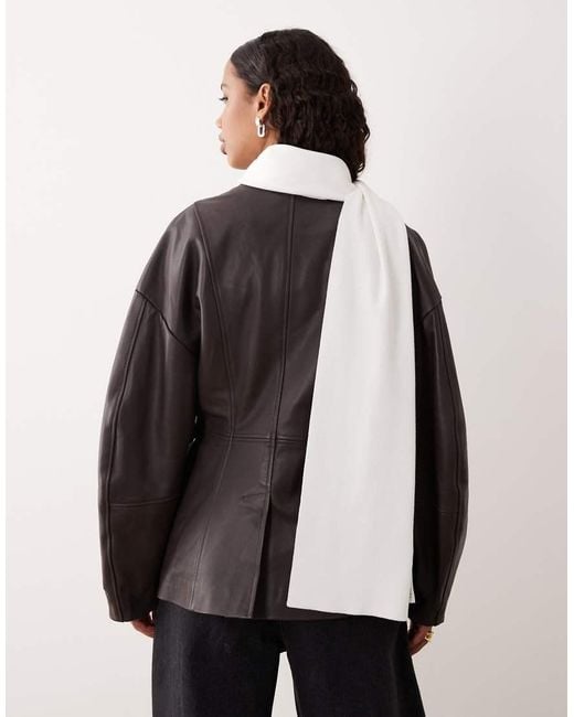 Polo Ralph Lauren Black Icon Logo Cotton Knit Scarf for men