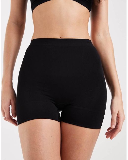 Perfect Secrets Black Medium Shaper Short