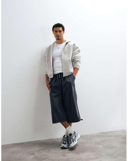 Collusion Utility Jorts in het White voor heren