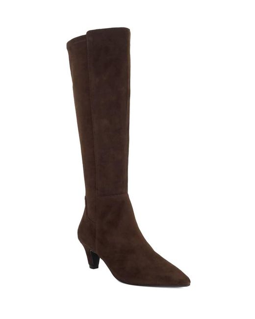 Dune Brown Sera Knee High Boots