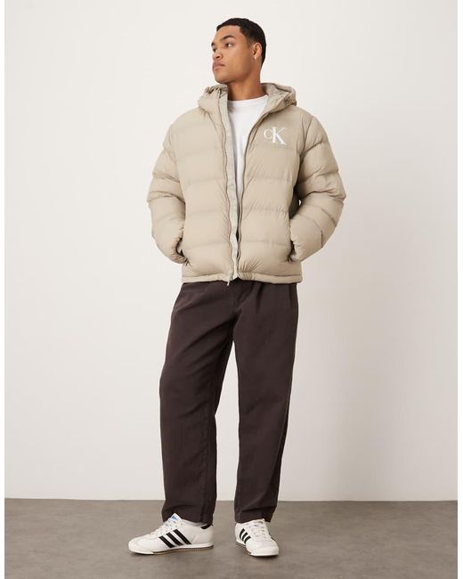 Calvin Klein Natural Calvin Klein Keans Monologo Puffer Jacket for men