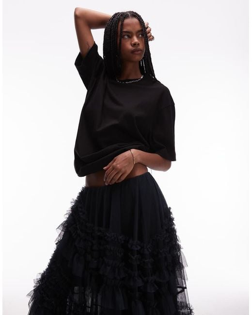 Falda De Tul Jen De AllSaints de color Black