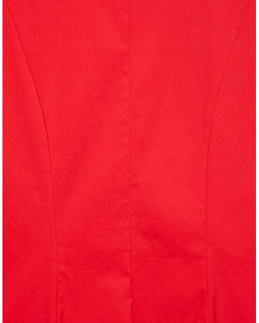 Pull&Bear Peplum Top in het Red